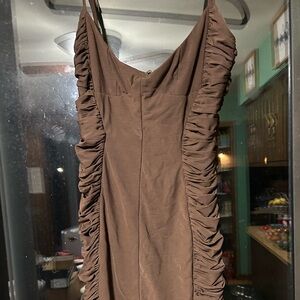 White Fox Bodycon Mini Dress